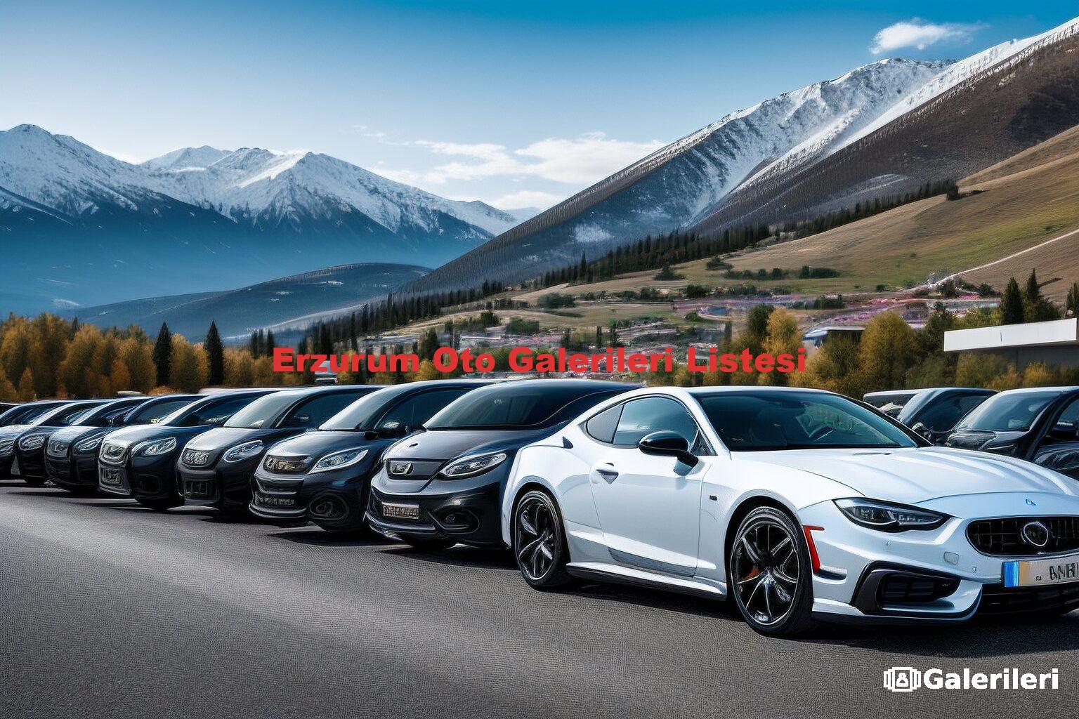 Erzurum Oto Galerileri Listesi