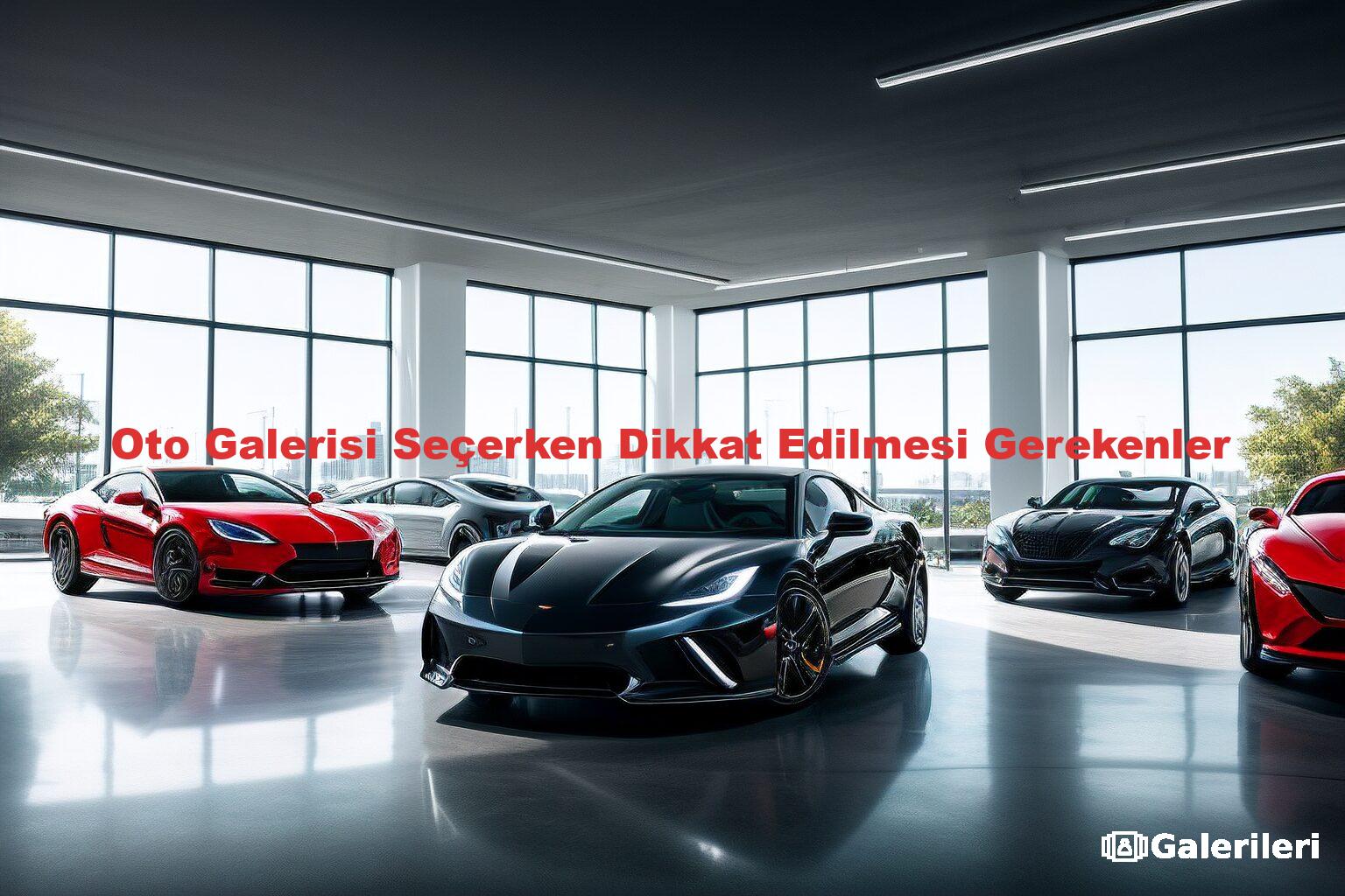 Oto Galerisi Seçerken Dikkat Edilmesi Gerekenler