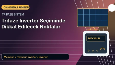 Trifaze İnverter Seçiminde Dikkat Edilecek Noktalar