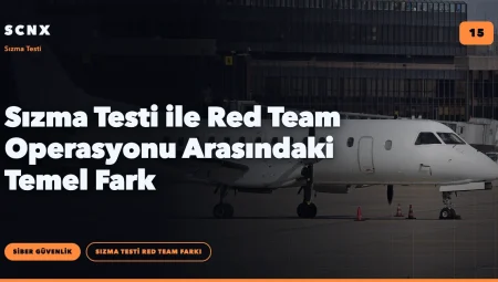 Sızma Testi ile Red Team Operasyonu Arasındaki Temel Fark