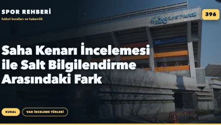 Saha Kenarı İncelemesi ile Salt Bilgilendirme Arasındaki Fark